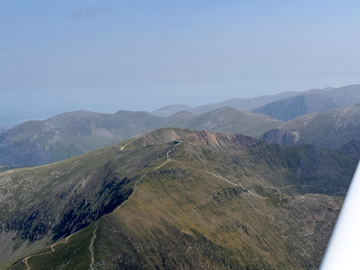 Snowdon from 4000 feet Snowdon from 4000 feet