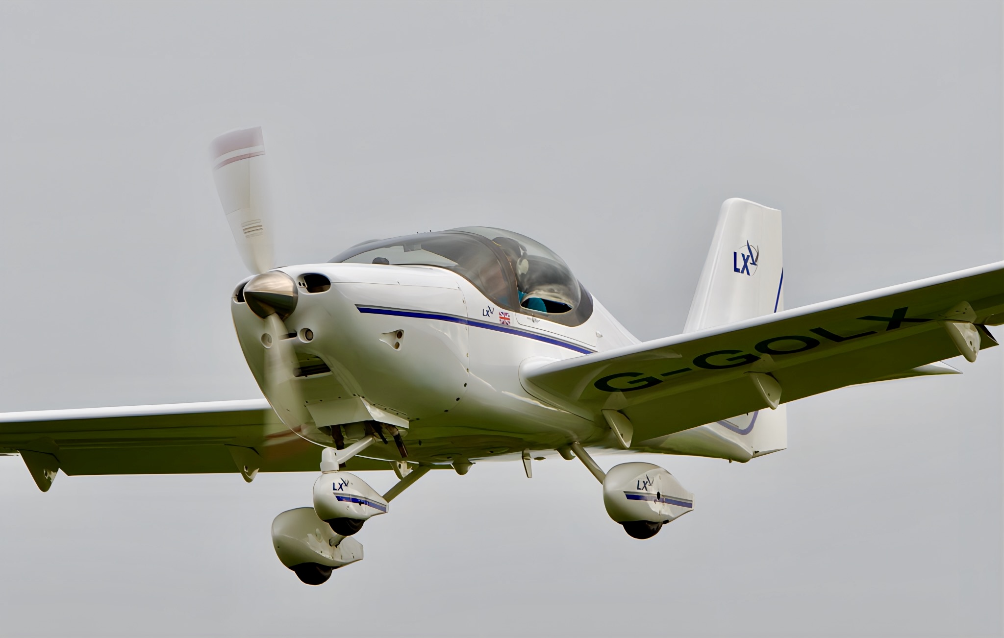 In the air
